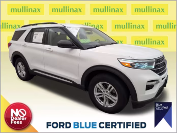 2020 Oxford White Ford Explorer XLT 4X4 SUV