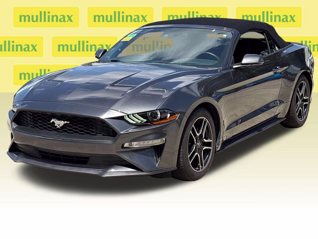 2019 Magnetic Ford Mustang EcoBoost Premium RWD Convertible