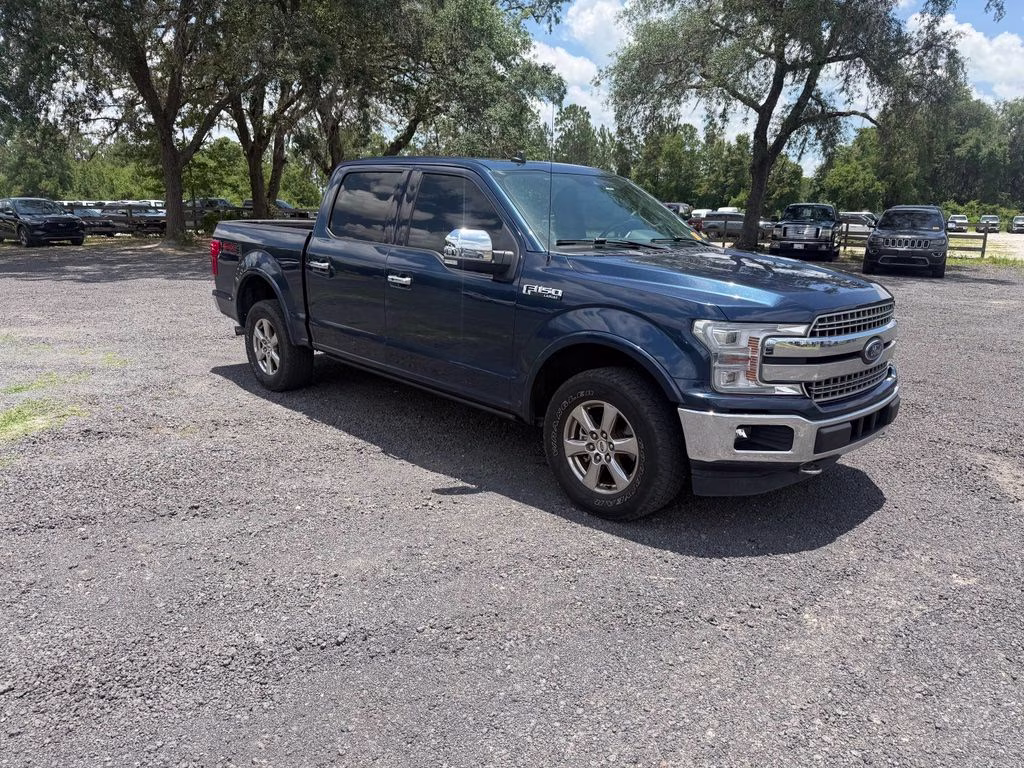 2020 Blue Ford F-150 Lariat 4X4 Truck
