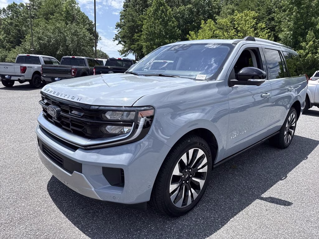 2025 Glacier Gray Metallic TriCoat Ford Expedition Platinum 4X4 SUV