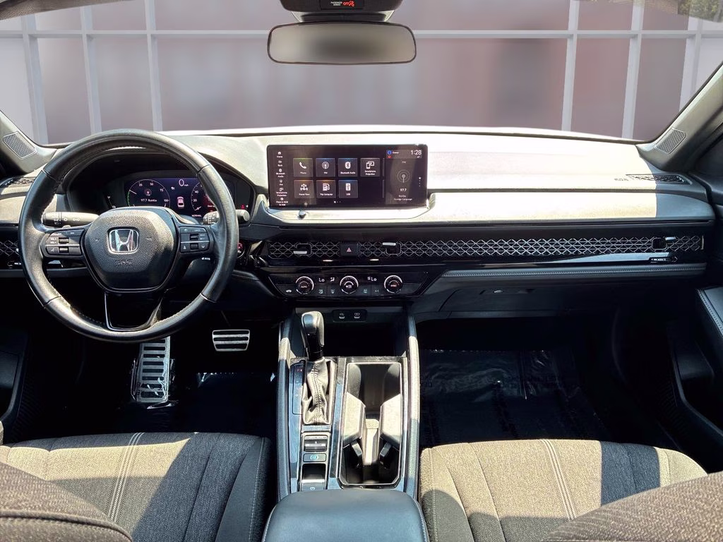 2024 White Honda Accord Hybrid Sport FWD Sedan