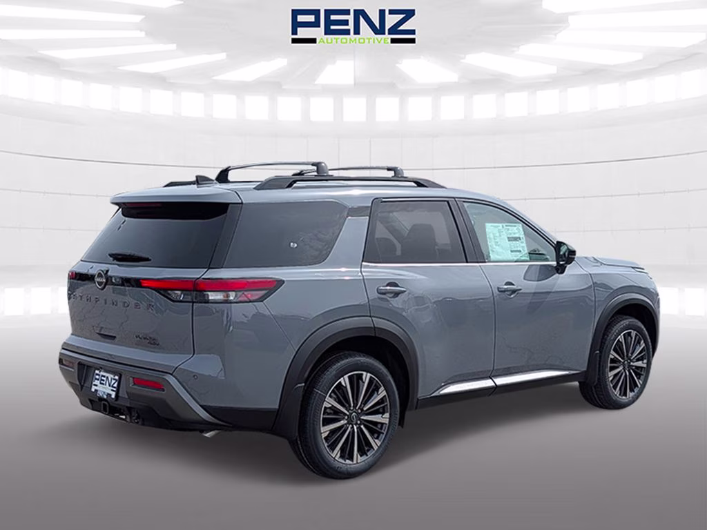 2026 Boulder Gray Pearl Nissan Pathfinder Platinum 4X4 SUV