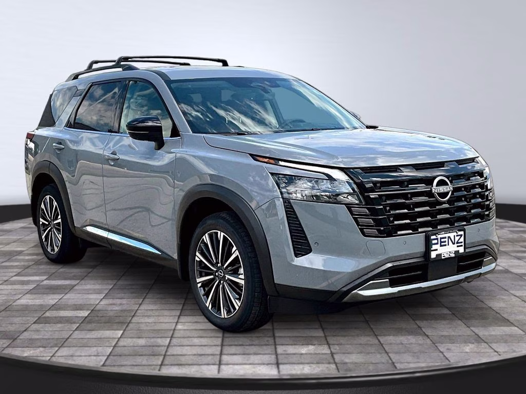 2026 Boulder Gray Pearl Nissan Pathfinder Platinum 4X4 SUV