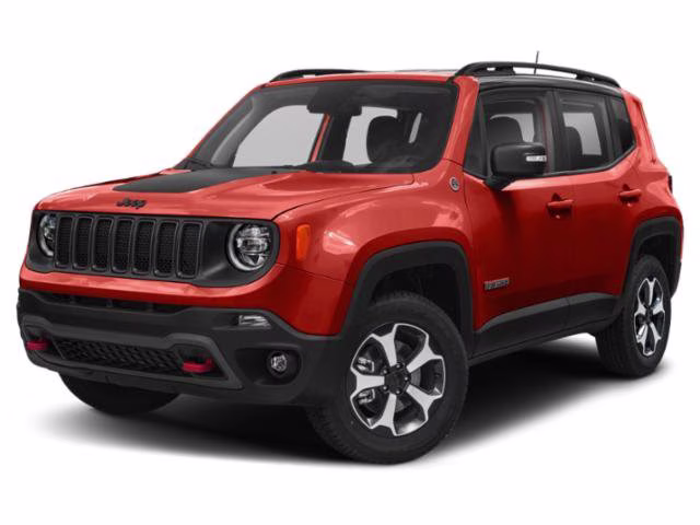 2021 Alpine White Clearcoat Jeep Renegade Trailhawk 4X4 SUV