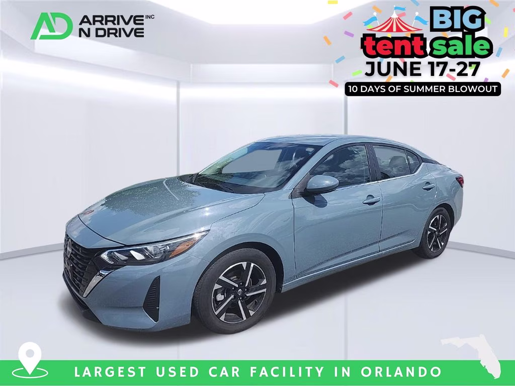 2025 Fresh Powder Nissan Sentra SV FWD Sedan