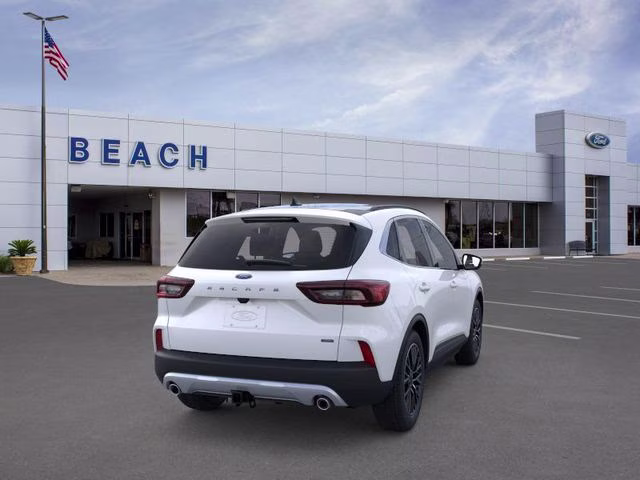 2025 White Metallic Ford Escape Plug-In Hybrid Base FWD SUV