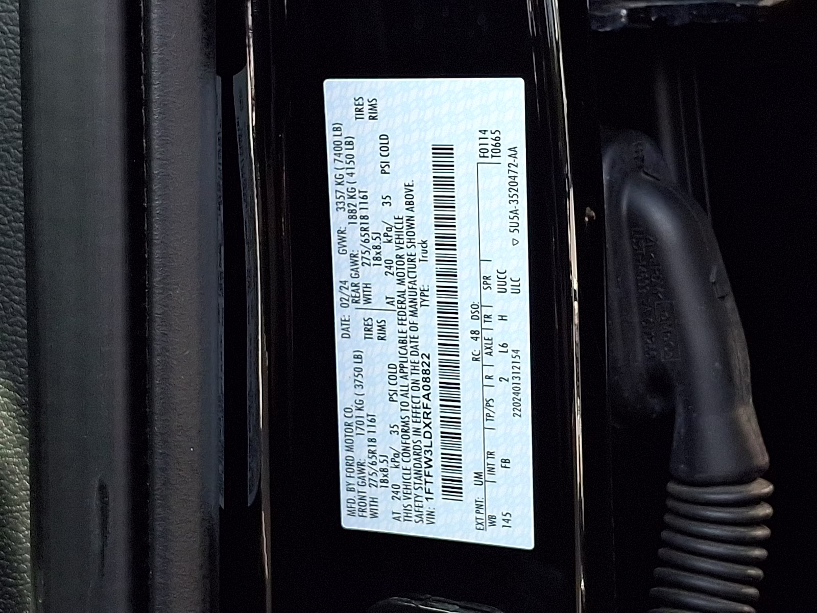 2024 Agate Black Metallic - UM Ford F-150 XLT 4X4
