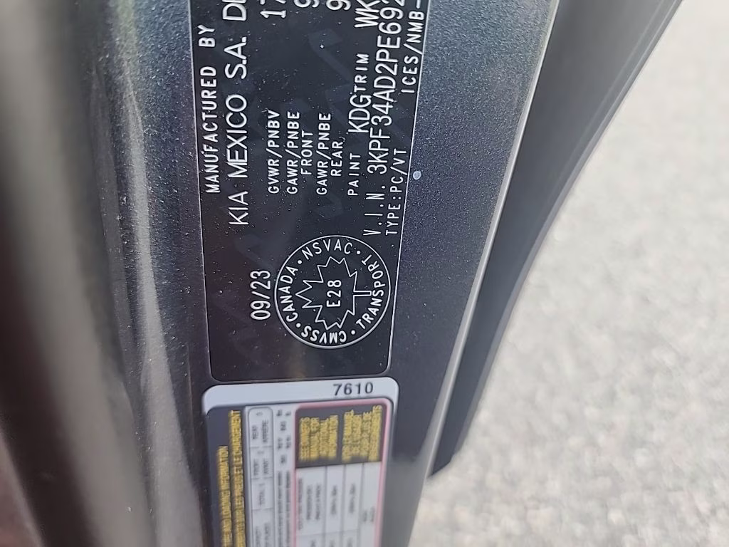 2023 Gravity Gray Kia Forte GT-Line FWD Sedan