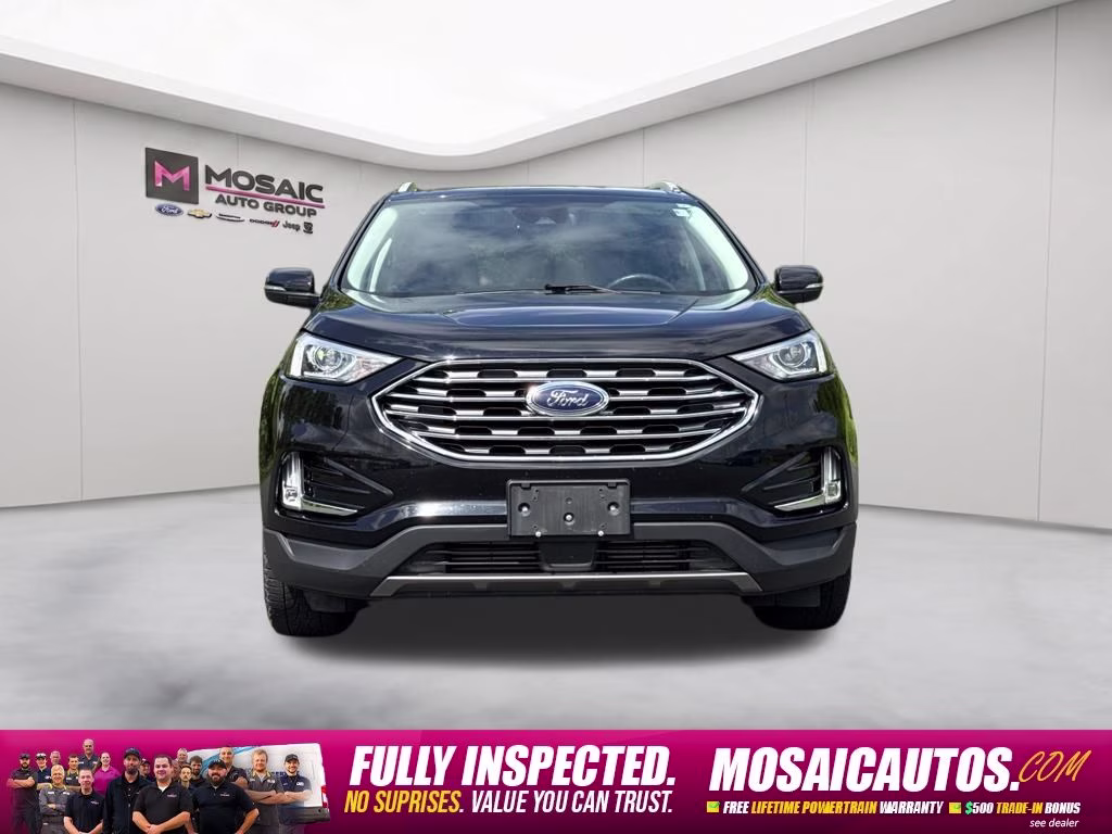 2020 Black Ford Edge SEL AWD SUV