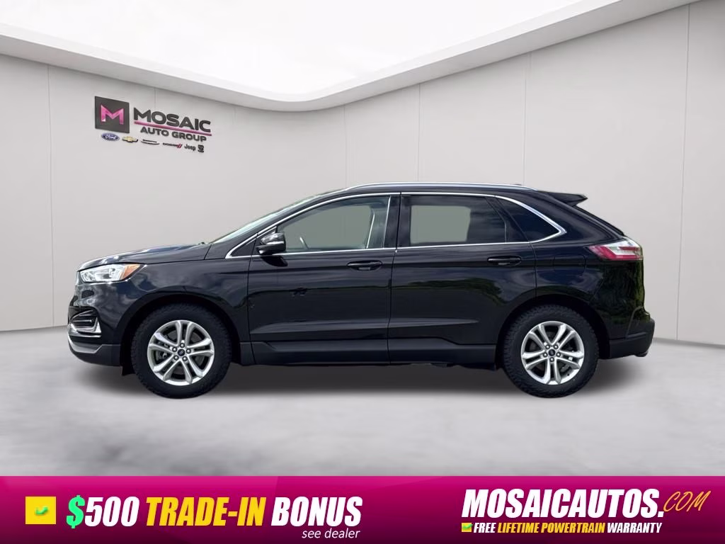 2020 Black Ford Edge SEL AWD SUV