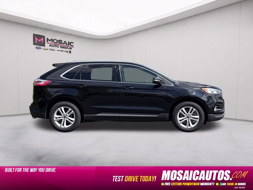 2020 Black Ford Edge SEL AWD SUV
