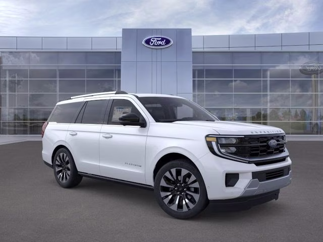 2026 White Metallic Ford Expedition Platinum 4X4 SUV