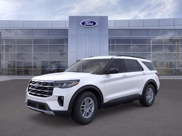 2026 White Metallic Ford Explorer Active RWD SUV