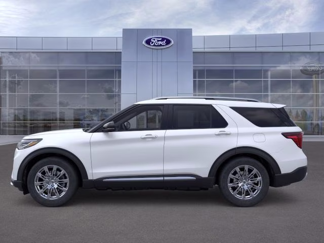 2026 White Metallic Ford Explorer Platinum RWD SUV