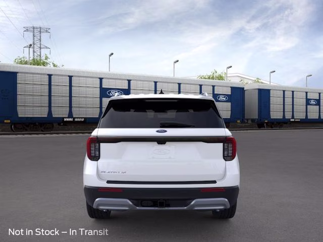 2026 White Metallic Ford Explorer Platinum RWD SUV