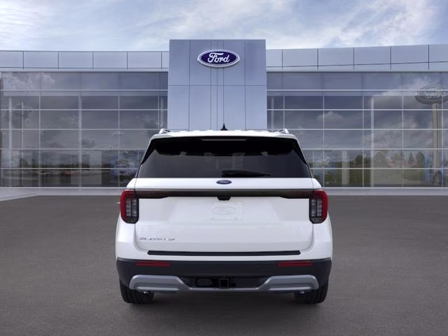2026 White Metallic Ford Explorer Platinum RWD SUV
