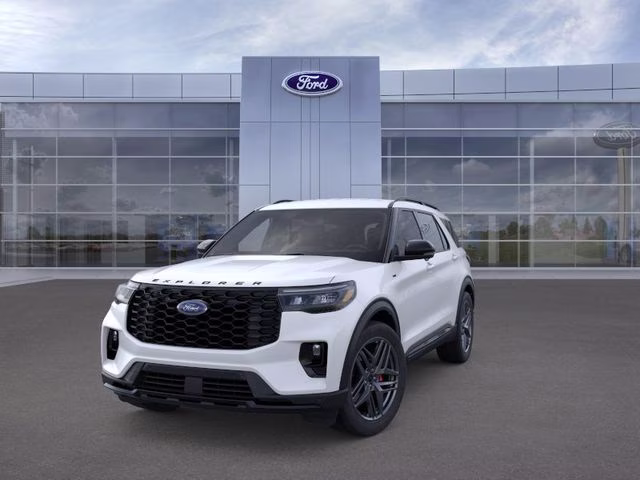 2026 White Metallic Ford Explorer ST-Line RWD SUV