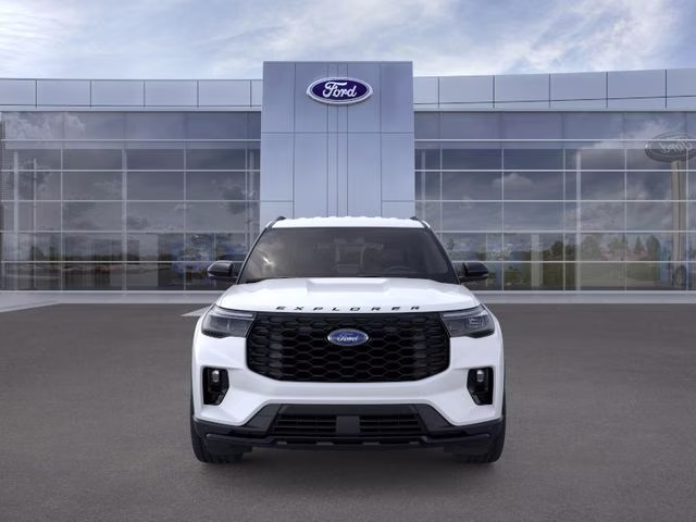 2026 White Metallic Ford Explorer ST-Line RWD SUV