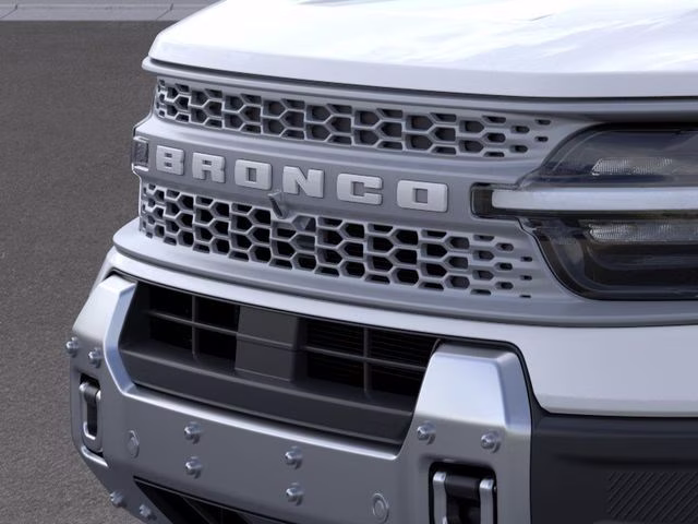 2026 White Metallic Ford Bronco Sport Badlands 4X4 SUV