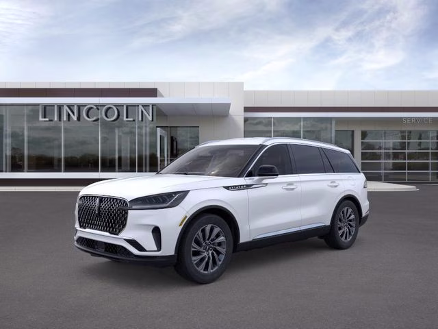 2026 White Metallic Lincoln Aviator Premiere RWD SUV