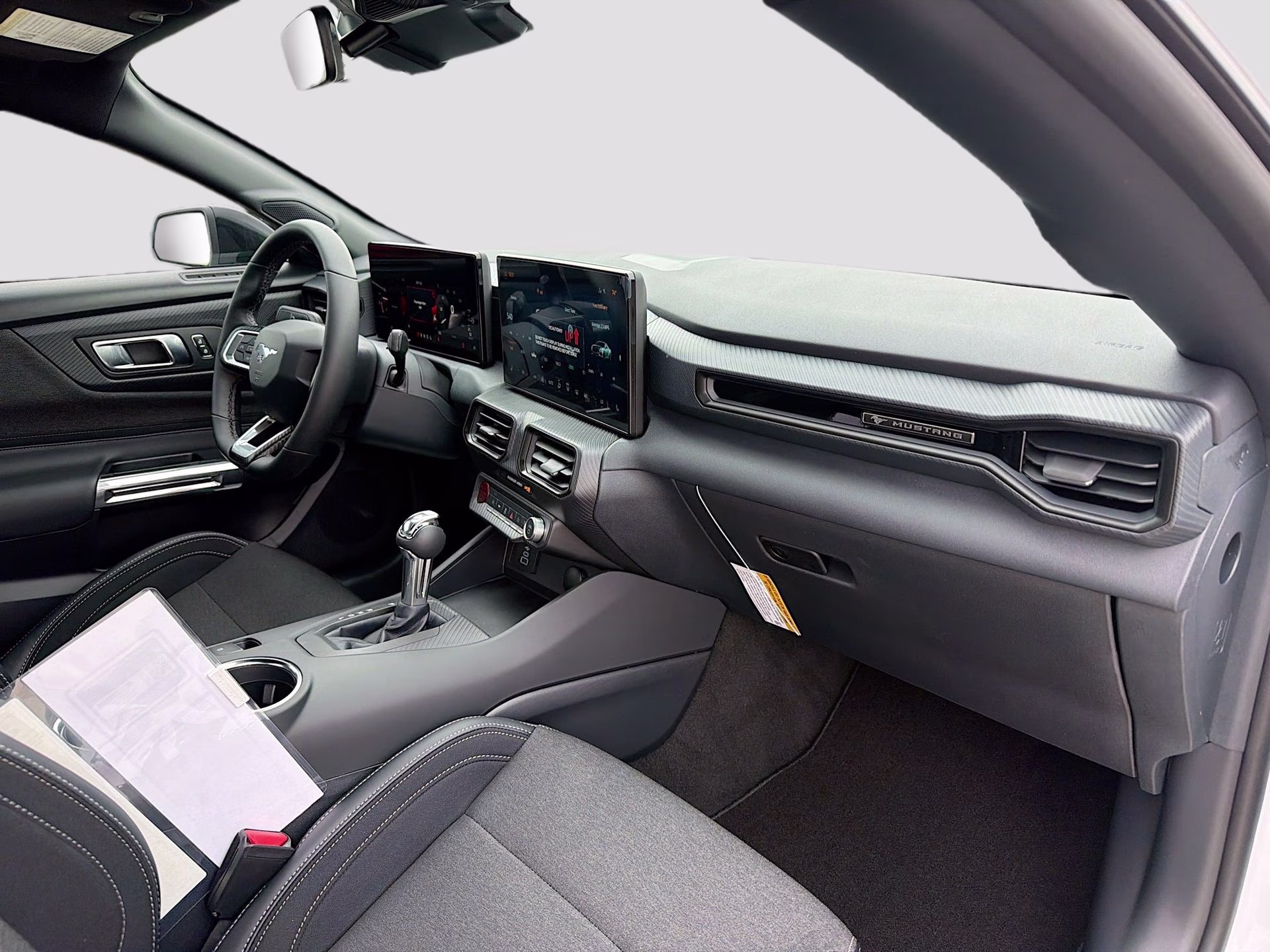2026 Oxford White Ford Mustang EcoBoost RWD Coupe