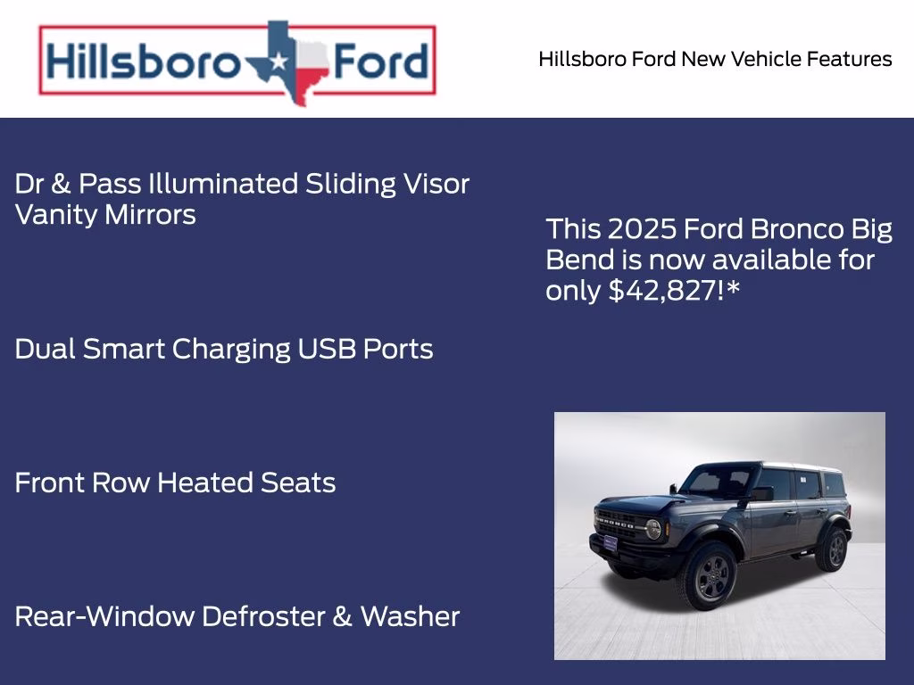 2025 Carbonized Gray Metallic Ford Bronco Big Bend 4X4 SUV