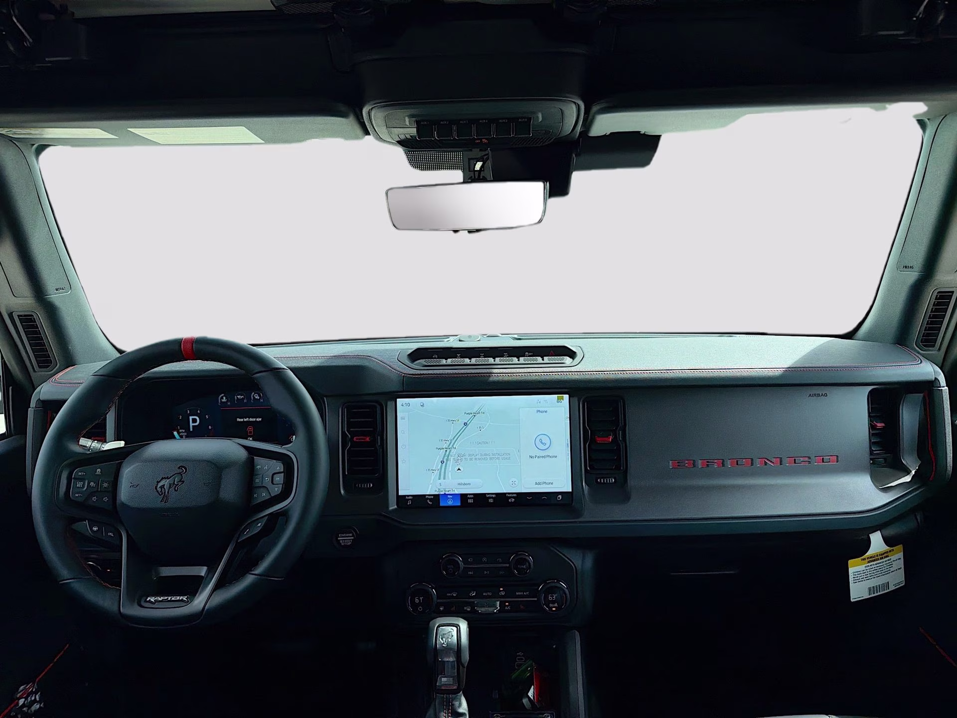 2026 Oxford White Ford Bronco Raptor 4X4 SUV