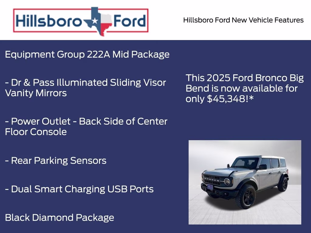 2025 Desert Sand Ford Bronco Big Bend 4X4 SUV