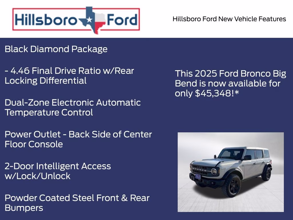 2025 Desert Sand Ford Bronco Big Bend 4X4 SUV