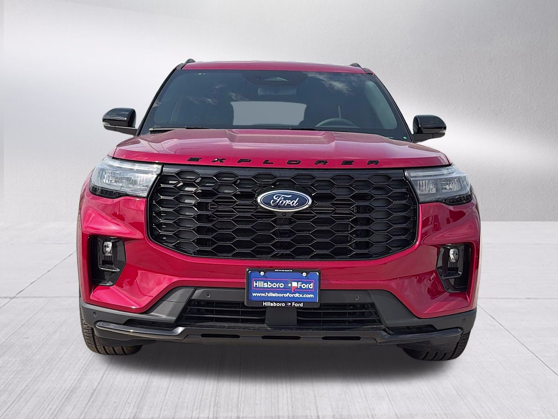 2026 Rapid Red Metallic Tinted Clearcoat Ford Explorer ST-Line RWD SUV