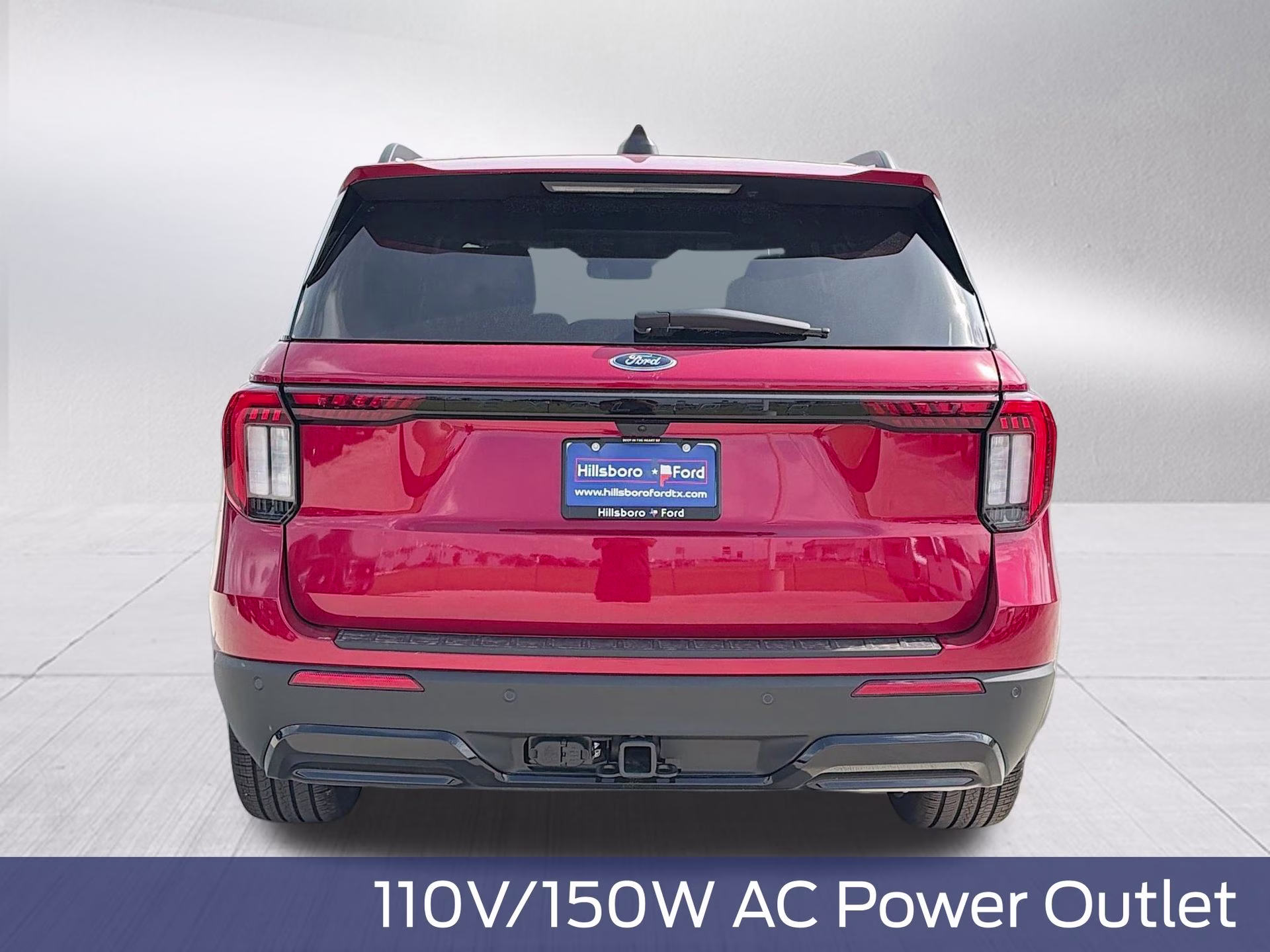 2026 Rapid Red Metallic Tinted Clearcoat Ford Explorer ST-Line RWD SUV