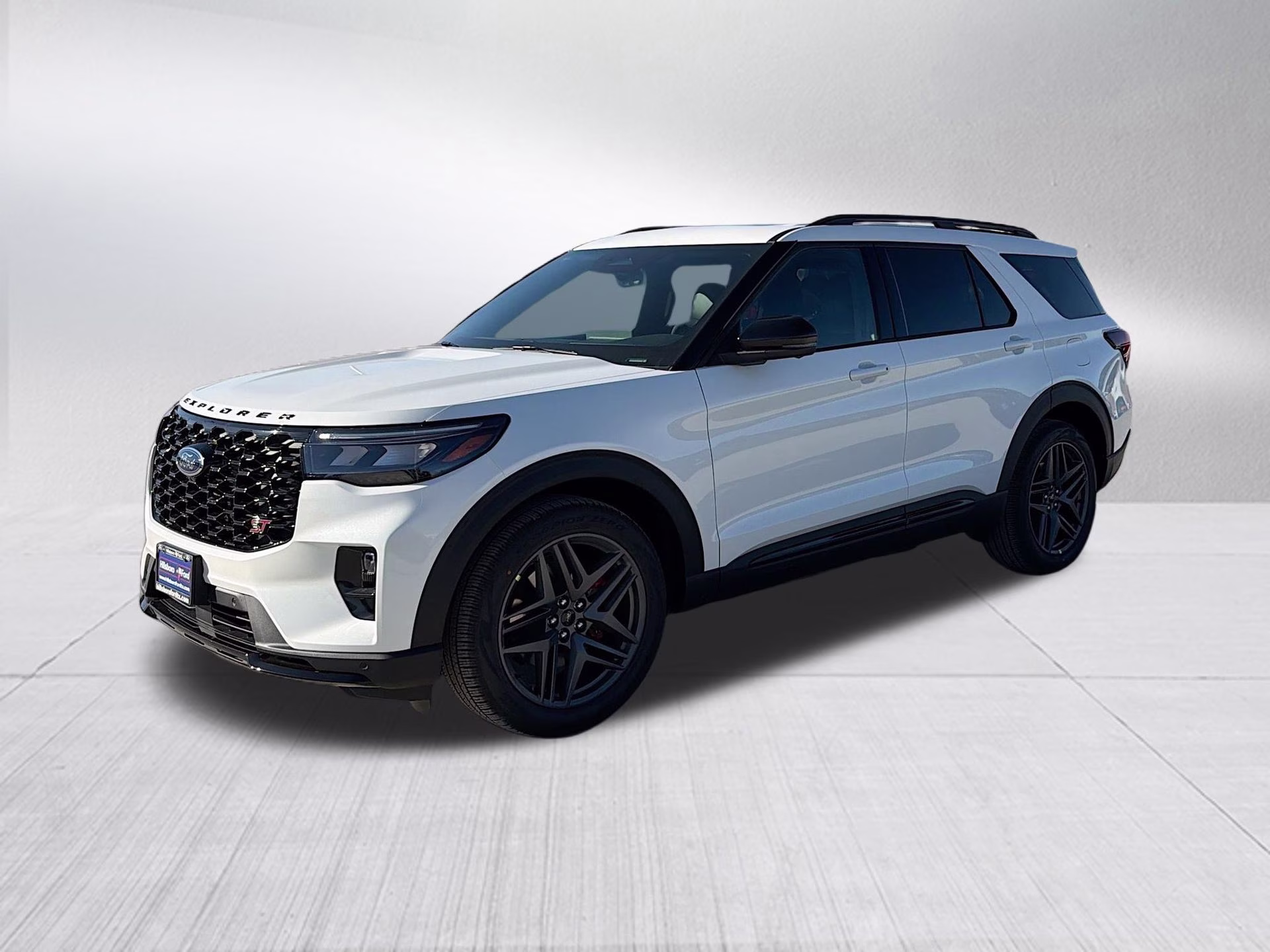 2026 Star White Metallic Tri-Coat Ford Explorer ST 4X4 SUV