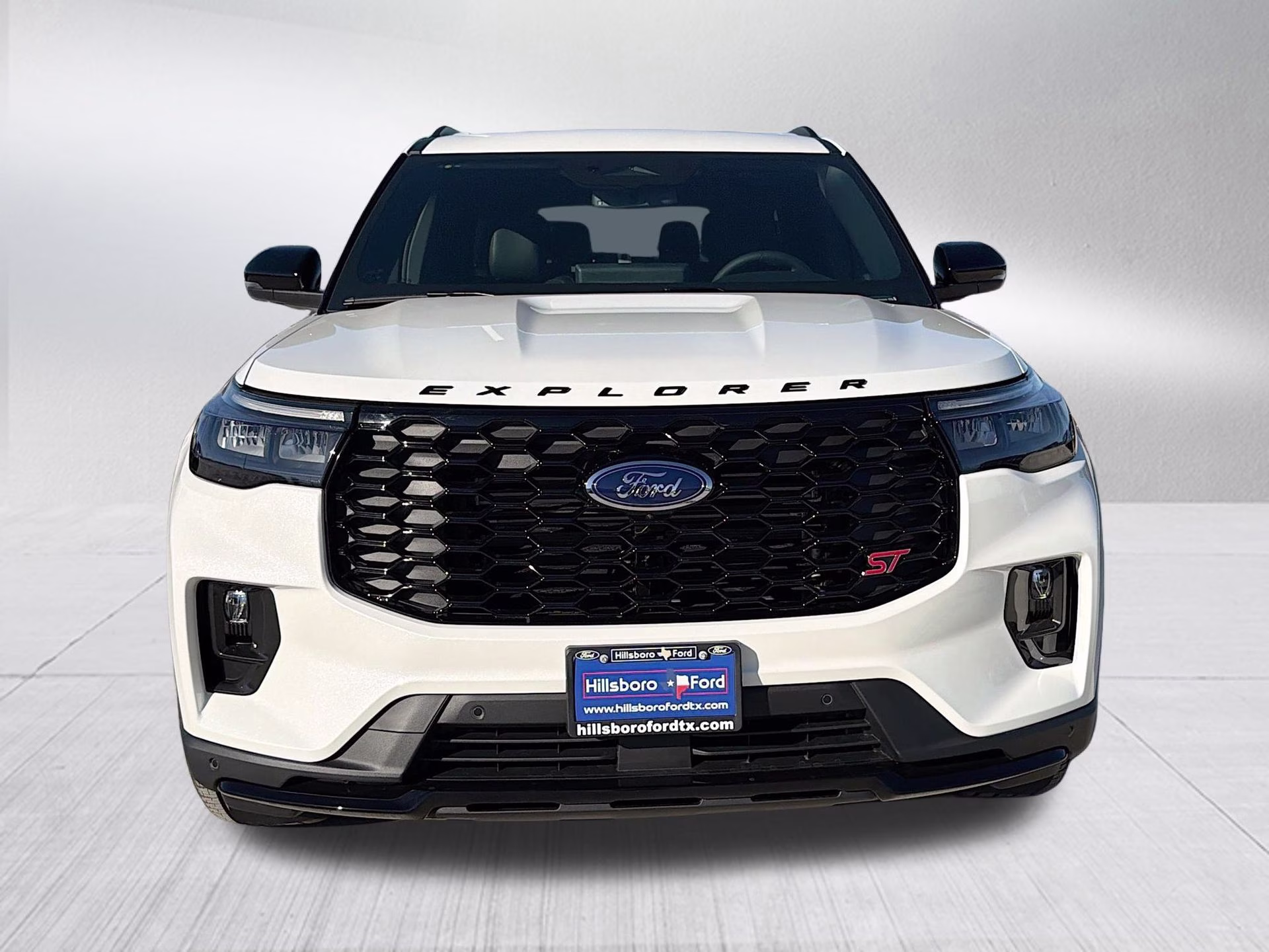 2026 Star White Metallic Tri-Coat Ford Explorer ST 4X4 SUV