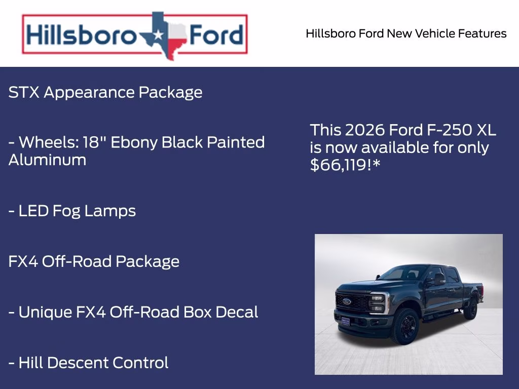 2026 Carbonized Gray Metallic Ford Super Duty F-250 SRW XL 4X4 Truck