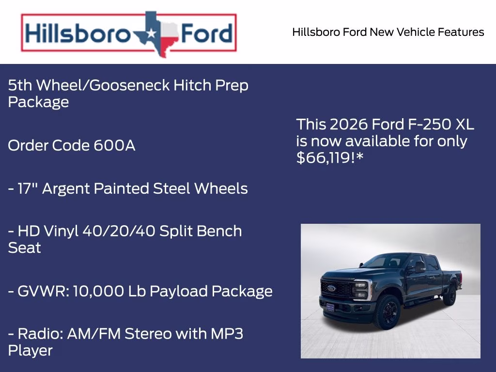 2026 Carbonized Gray Metallic Ford Super Duty F-250 SRW XL 4X4 Truck