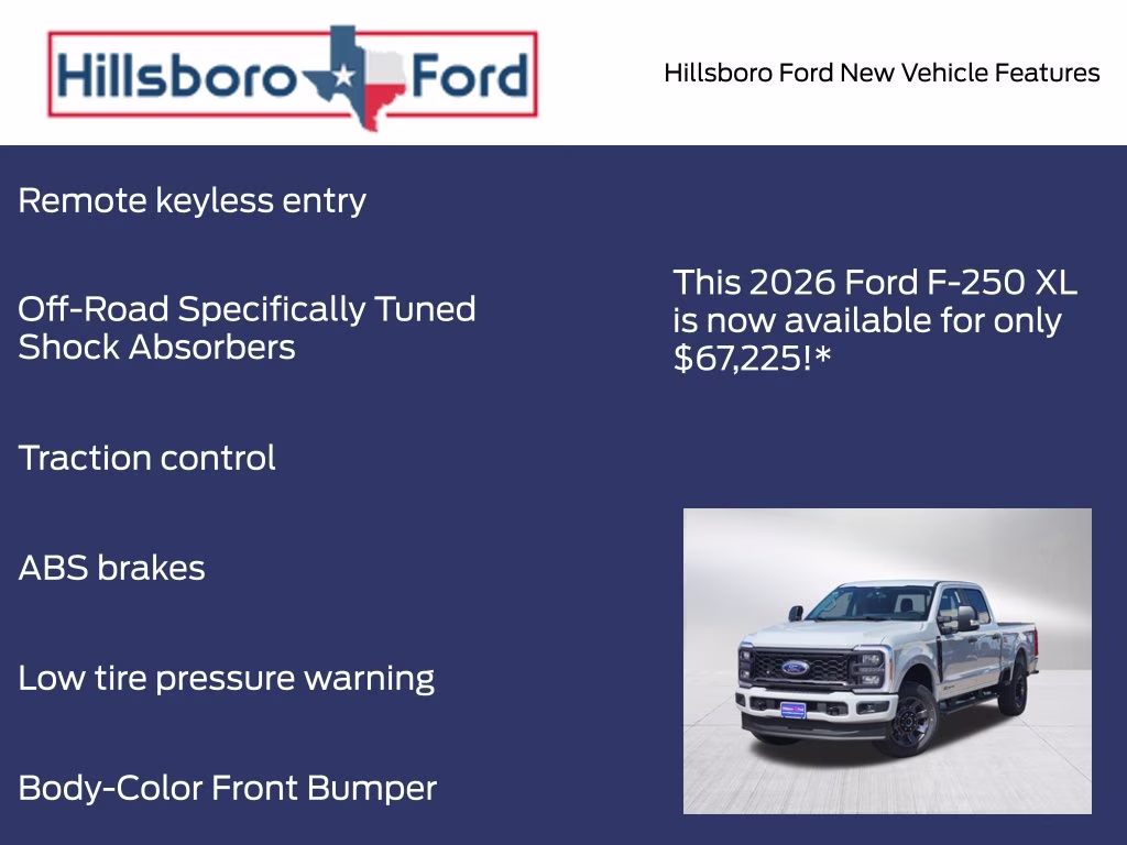 2026 Avalanche Ford Super Duty F-250 SRW XL 4X4 Truck