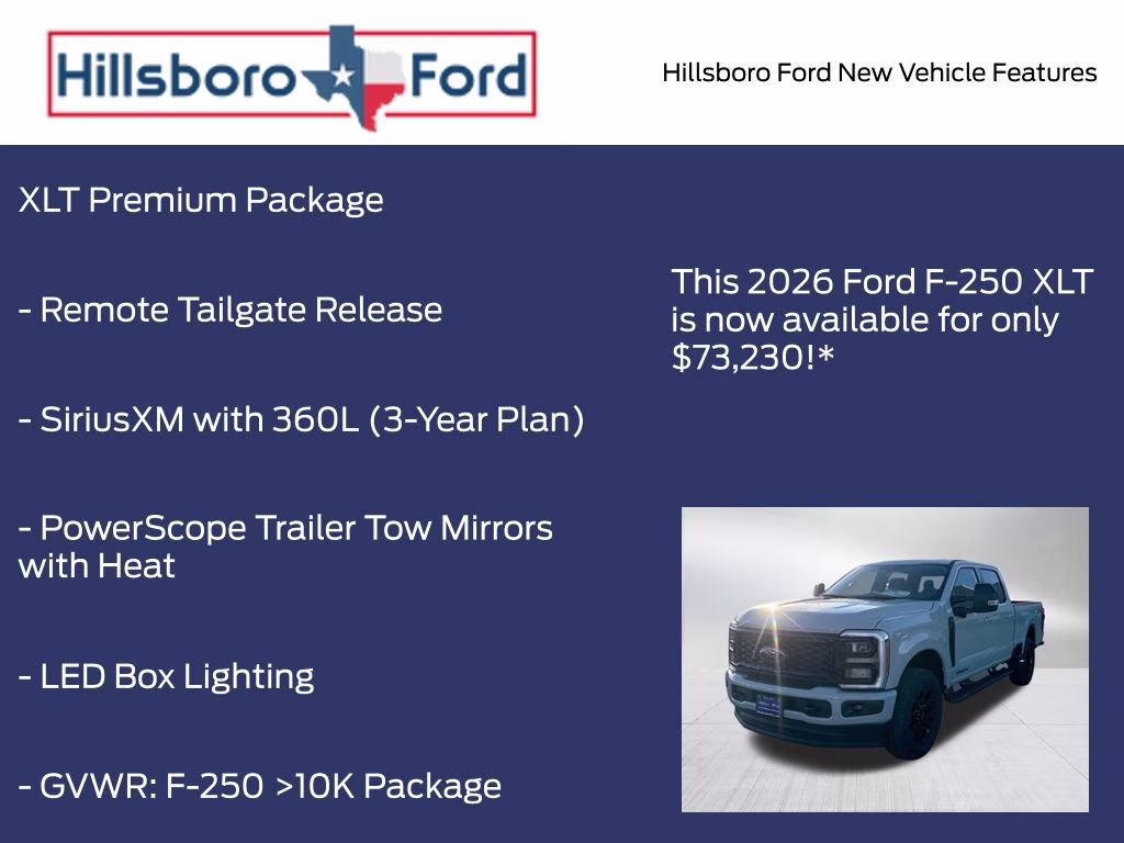 2026 Avalanche Ford Super Duty F-250 SRW XLT 4X4 Truck