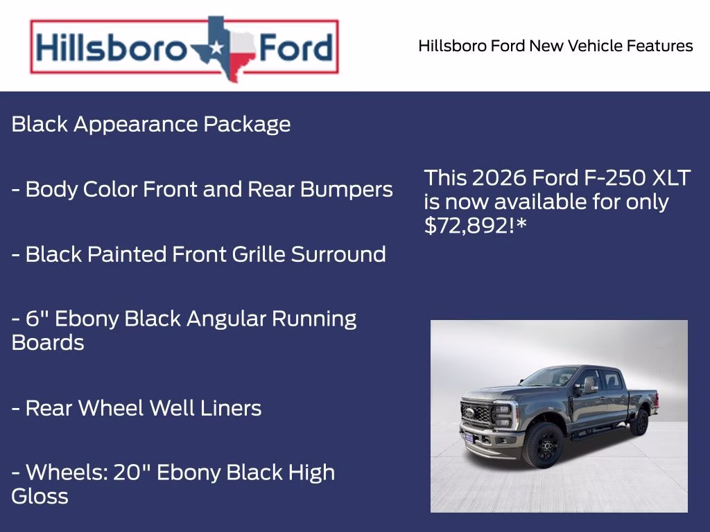 2026 Carbonized Gray Metallic Ford Super Duty F-250 SRW XLT 4X4 Truck