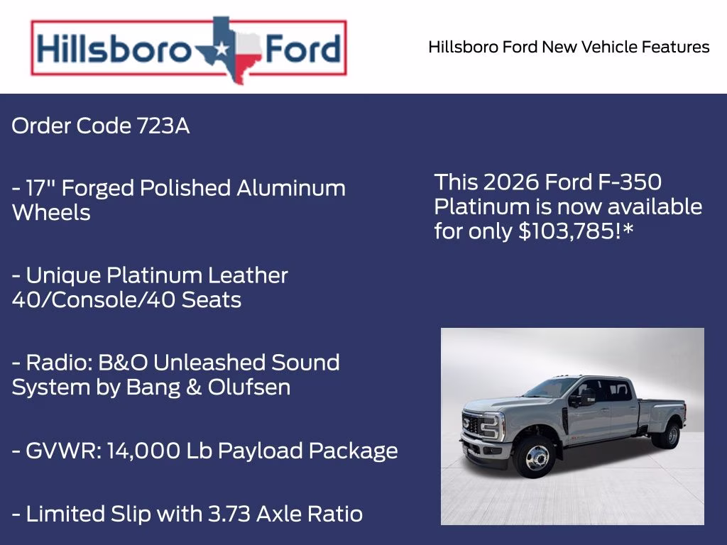 2026 Avalanche Ford Super Duty F-350 DRW Platinum 4X4 Truck
