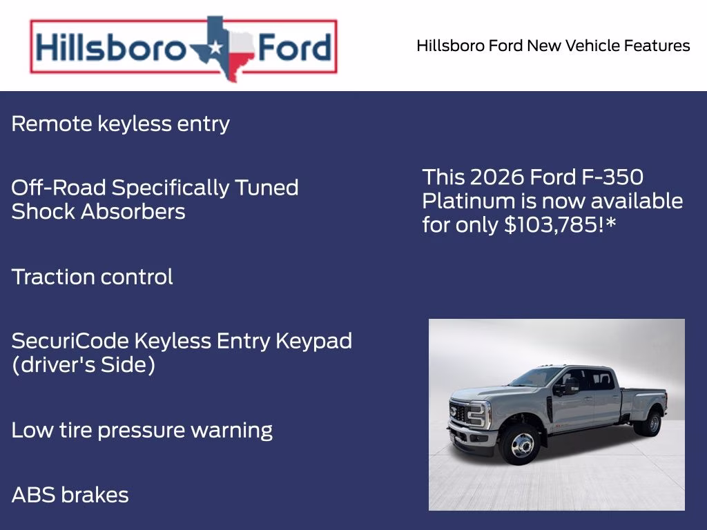 2026 Avalanche Ford Super Duty F-350 DRW Platinum 4X4 Truck