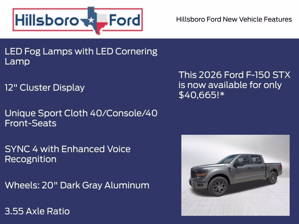 2026 Carbonized Gray Metallic Ford F-150 STX RWD Truck
