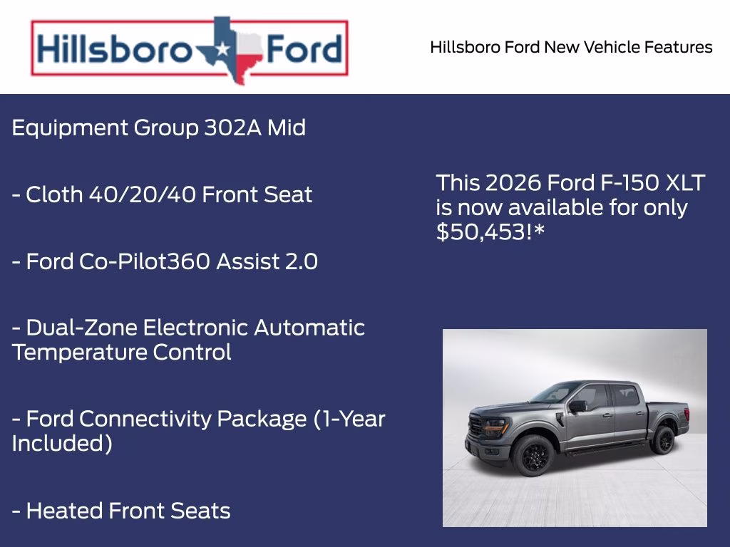 2026 Carbonized Gray Metallic Ford F-150 XLT RWD Truck