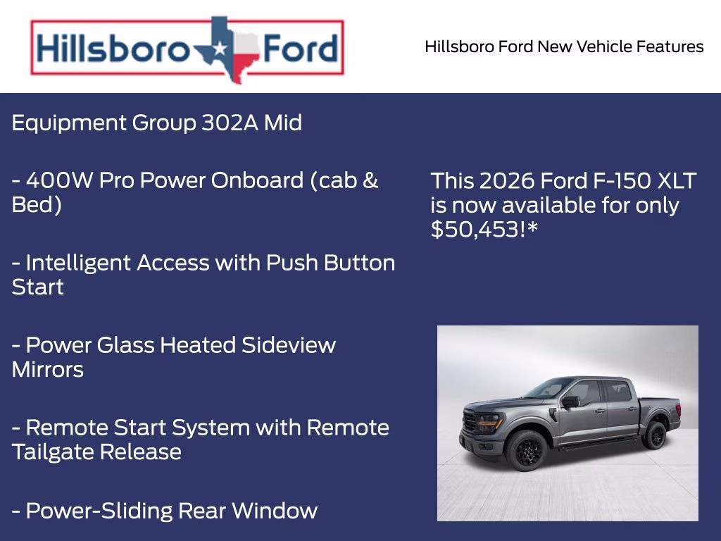 2026 Carbonized Gray Metallic Ford F-150 XLT RWD Truck