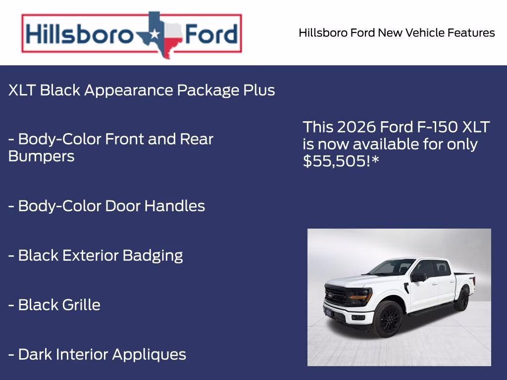 2026 Oxford White Ford F-150 XLT 4X4 Truck