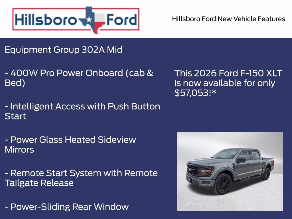 2026 Carbonized Gray Metallic Ford F-150 XLT 4X4 Truck