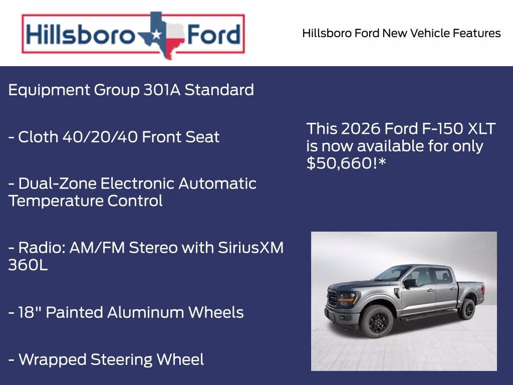 2026 Carbonized Gray Metallic Ford F-150 XLT 4X4 Truck