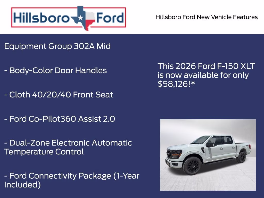 2026 Avalanche Ford F-150 XLT 4X4 Truck