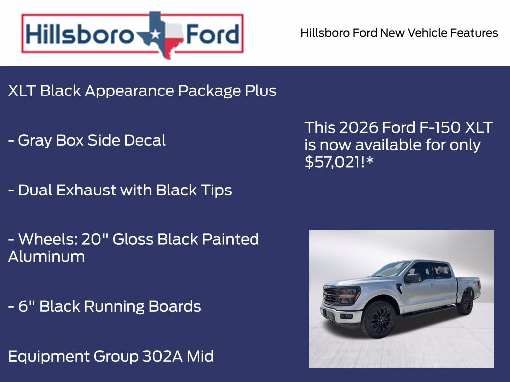 2026 Iconic Silver Metallic Ford F-150 XLT 4X4 Truck
