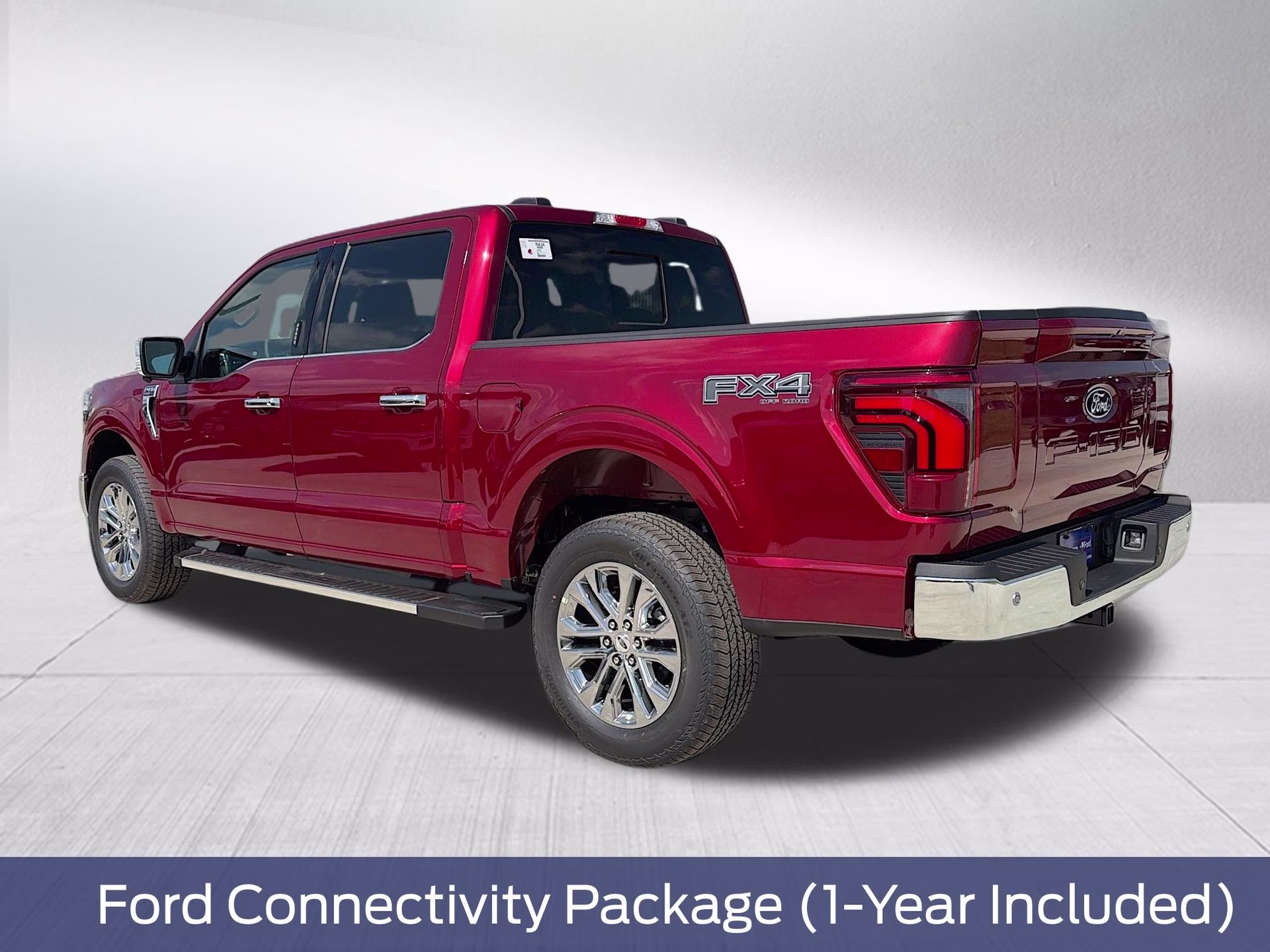2026 Ruby Red Metallic Tinted Clearcoat Ford F-150 Lariat 4X4 Truck
