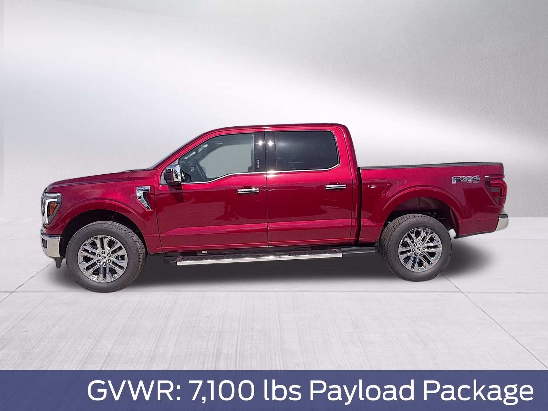 2026 Ruby Red Metallic Tinted Clearcoat Ford F-150 Lariat 4X4 Truck